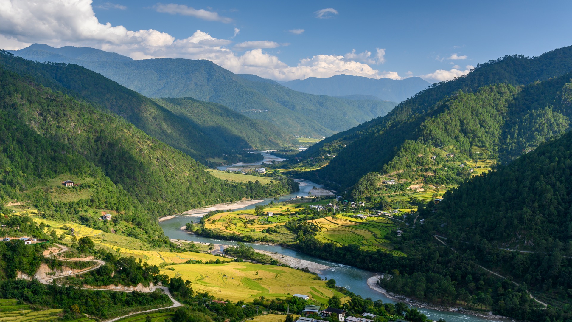 Punakha Valley Bhutan