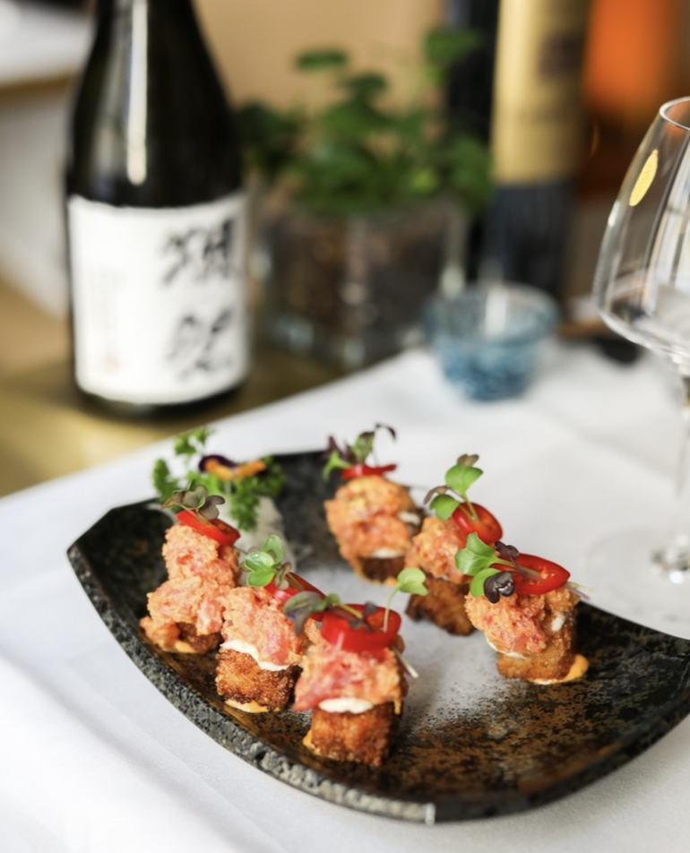 Plated haute cuisine, Paris, France