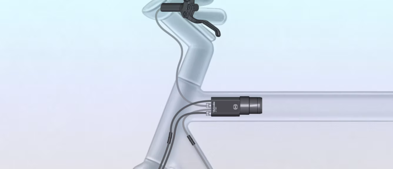 Flexible mounting for e-bike design freedom