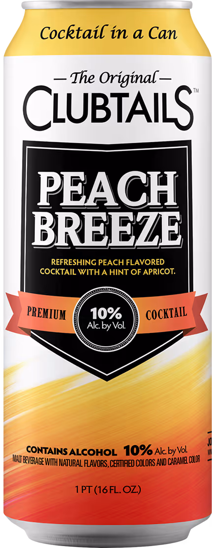Clubtails Peach Breeze can