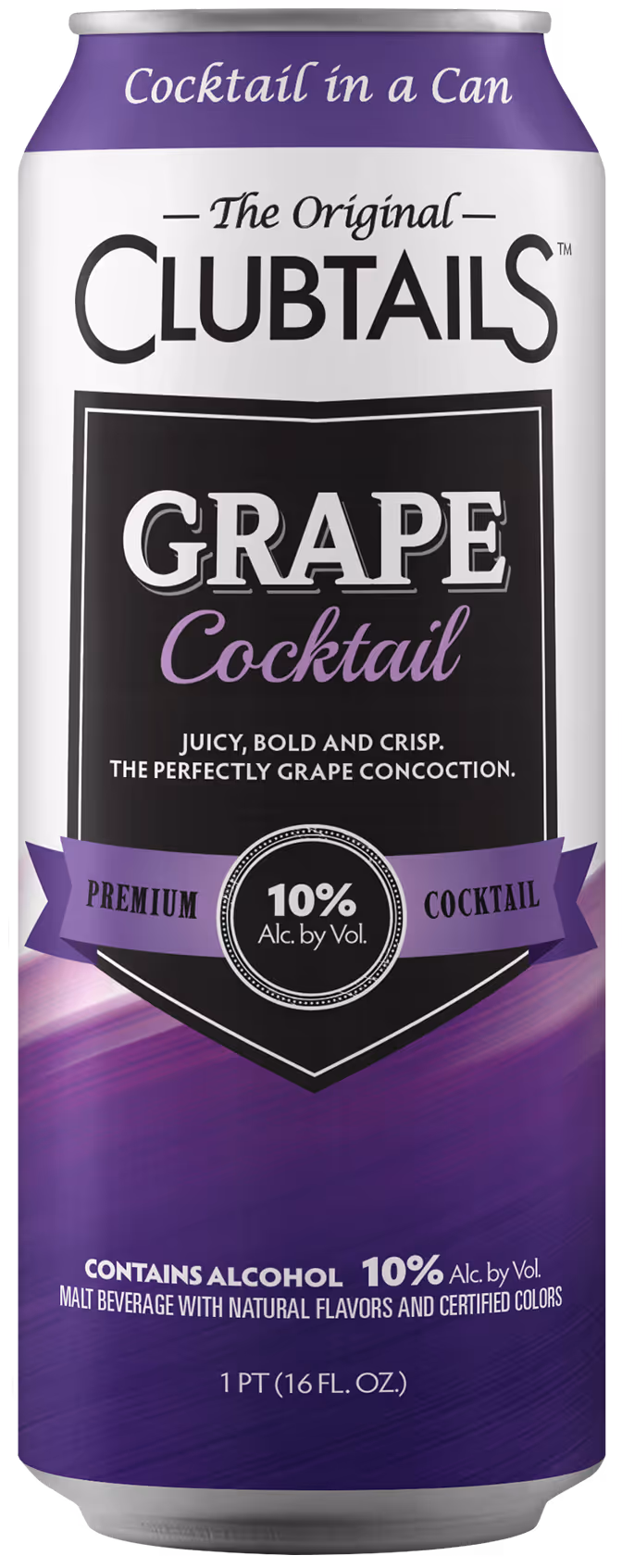 Clubtails Grape Cocktail can