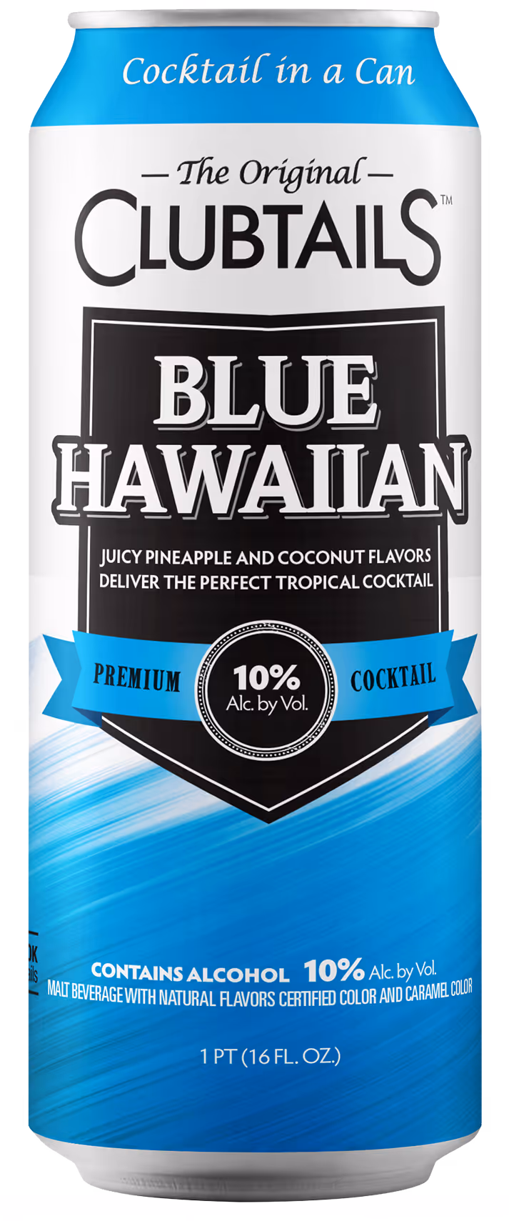Clubtails Blue Hawaiian can