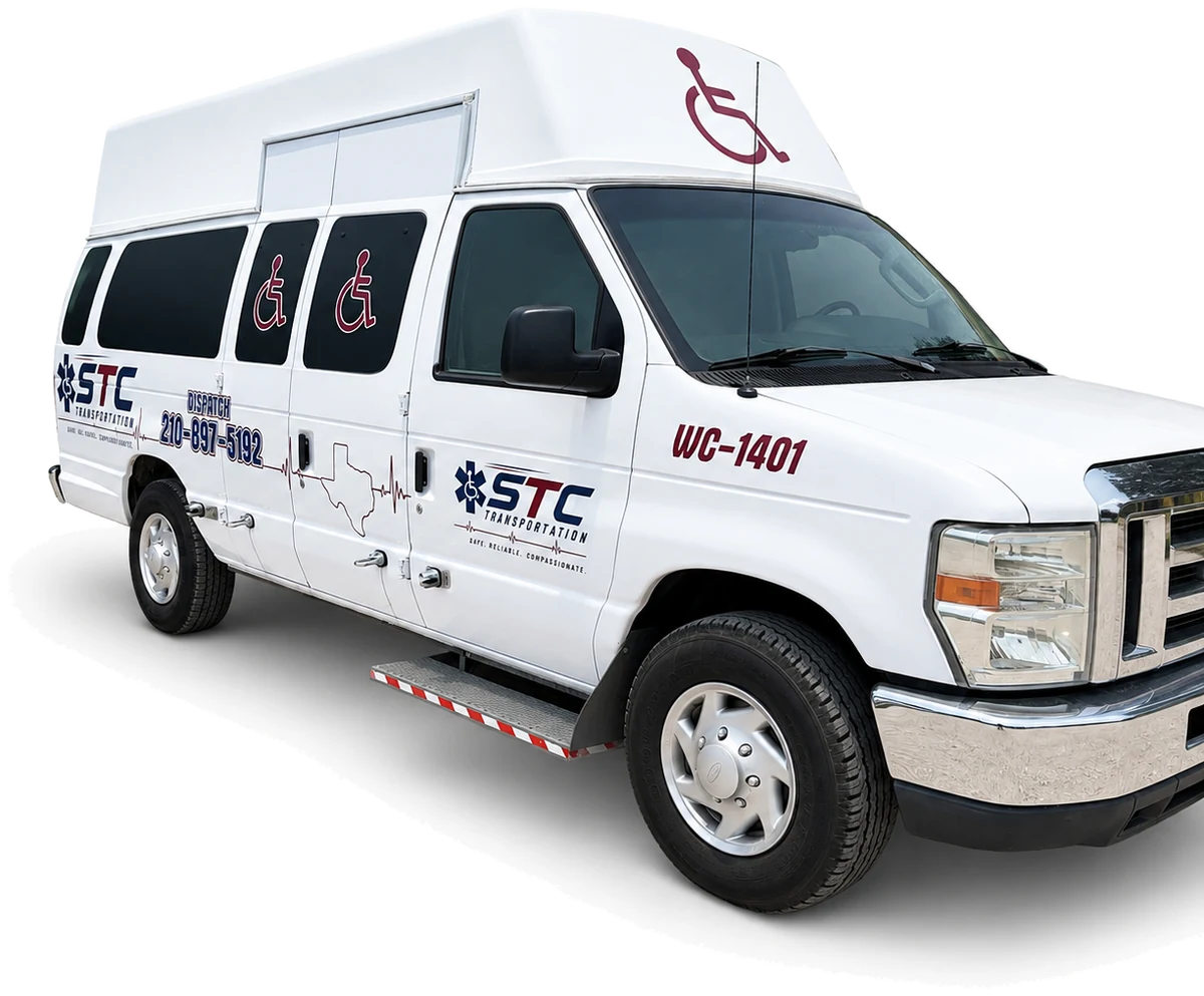 Wheelchair transportation van