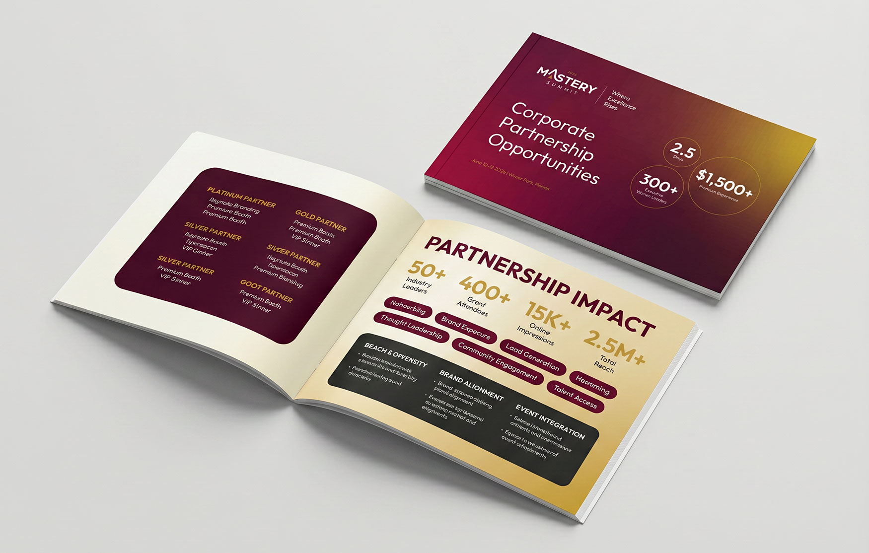 Premium executive leadership event brand and launch by FourStage & Co. — engagement outcomes