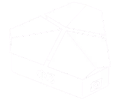 White line drawing of a segmented pie chart on a rectangular base with Greek letter Phi and number 3.