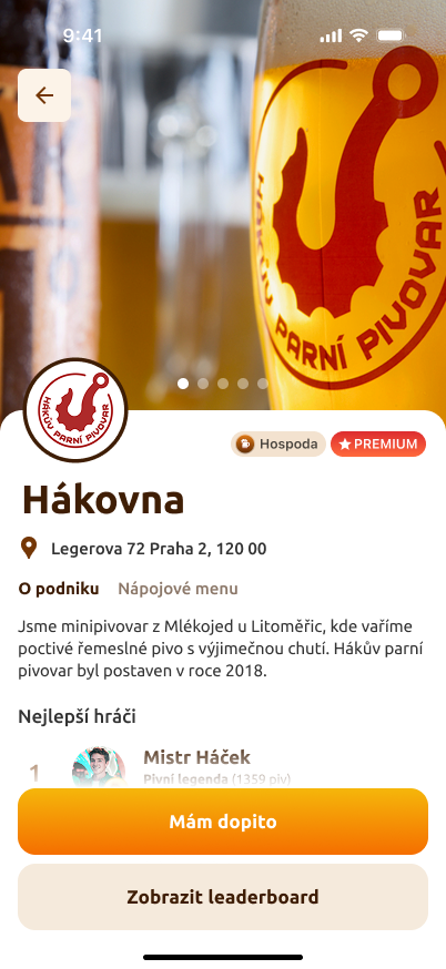 Detail podniku