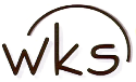 Logo with lowercase letters 'wks' enclosed in a curved line above.