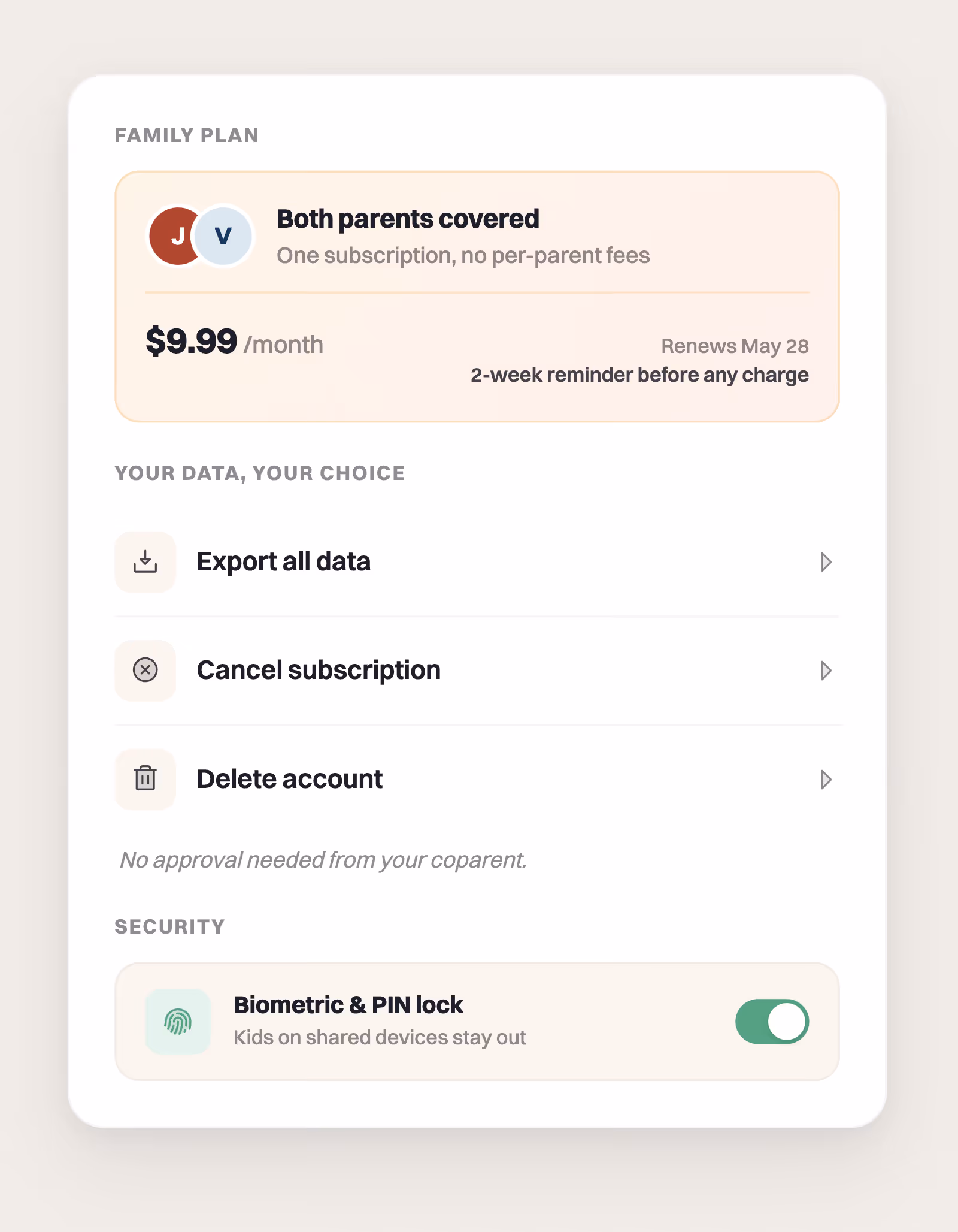Fair pricing