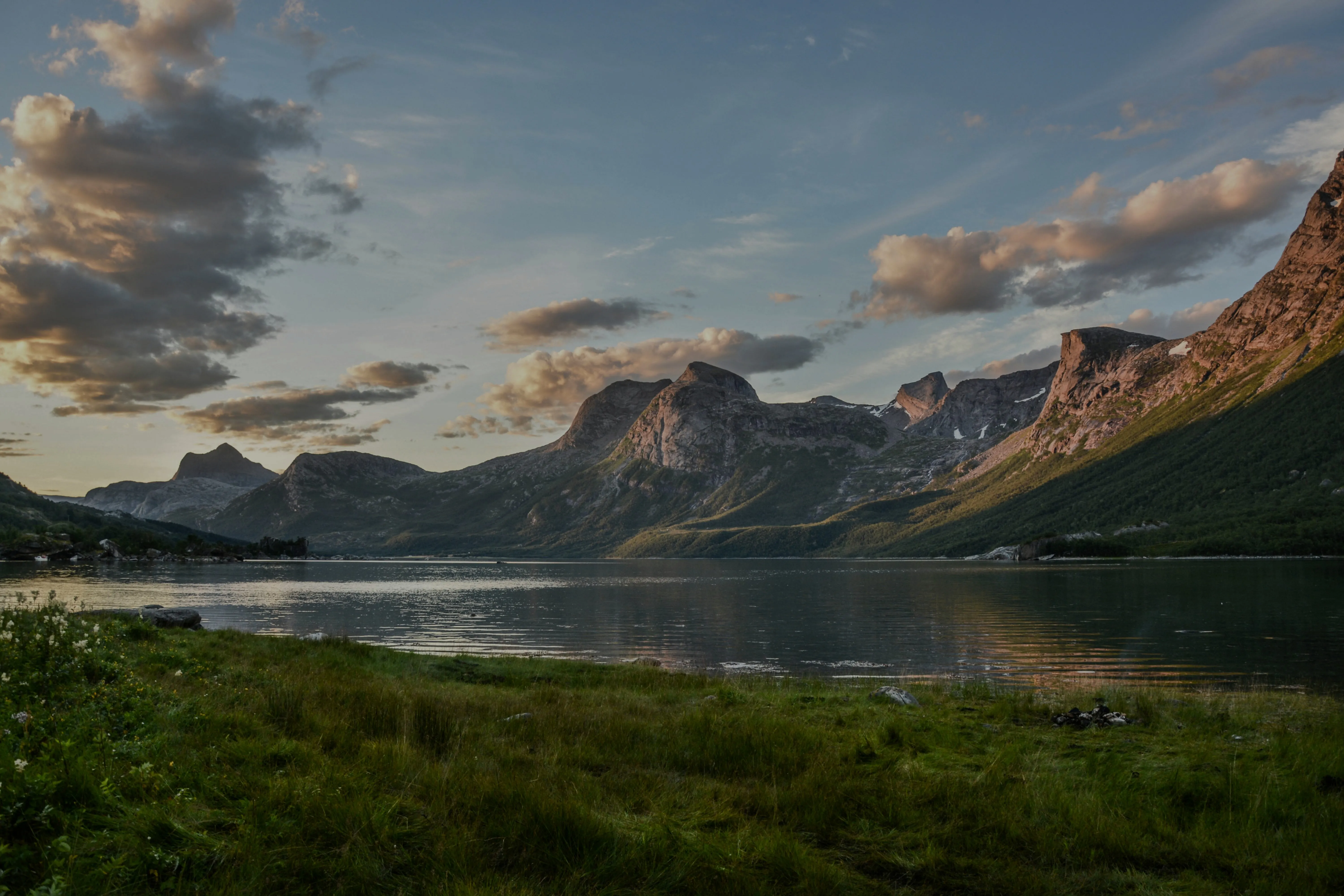 Nordic summer by the water