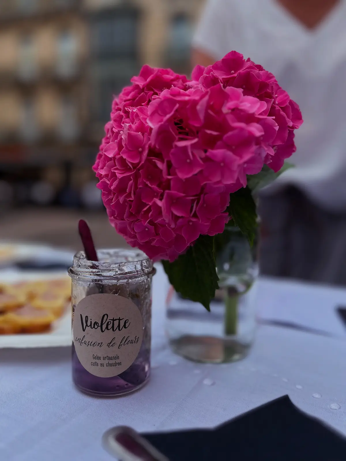 stand pistes et papilles avec gelée de violette