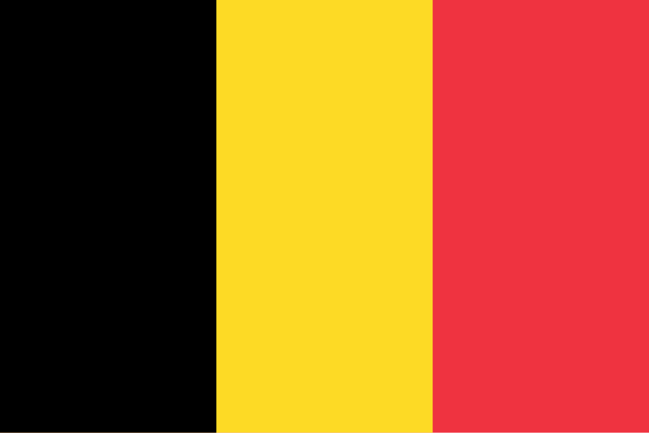 Flag of Belgium.