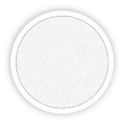 Círculo blanco texturizado con borde negro circular alrededor.