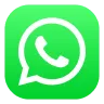 WhatsApp-Symbol mit weißem Telefonhörer auf grünem Hintergrund.
