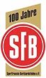 Logo des Sportfreunde Berckheim e.V. mit dem Text ‚100 Jahre‘ auf einem goldenen Banner darüber.
