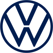 Volkswagen logo with a stylized V above a W enclosed in a circle.