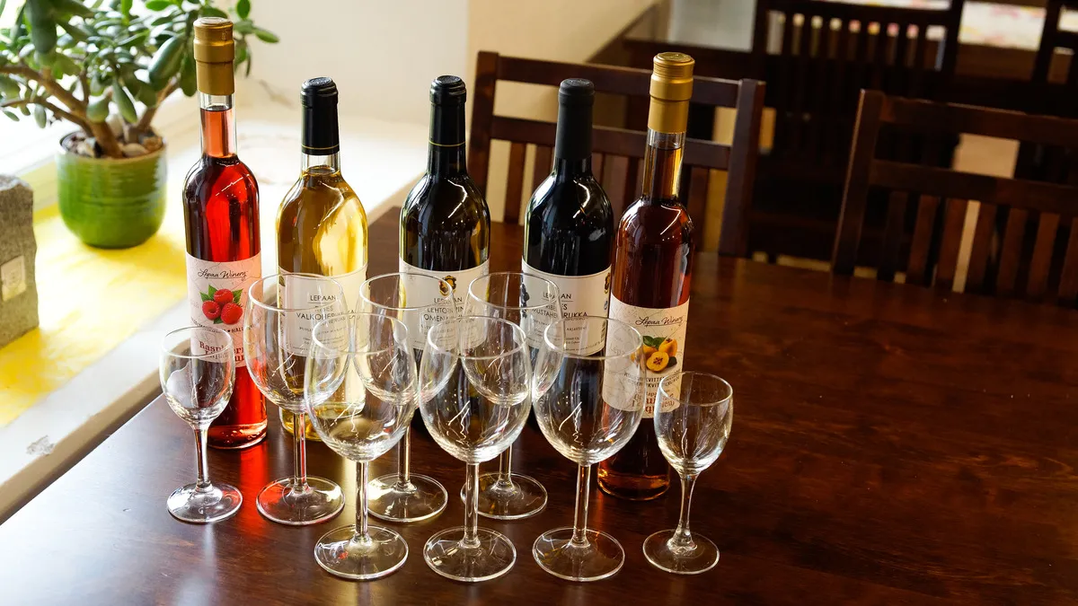 Local Finnish wine tasting with Nordic berry flavours and pairings