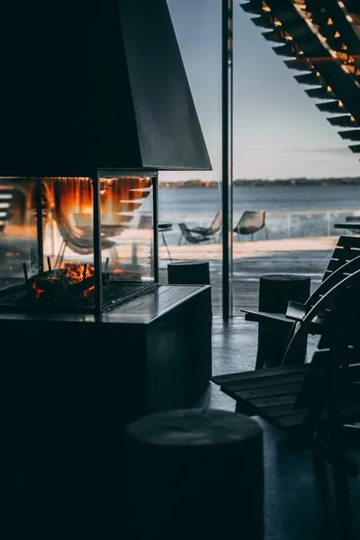 Löyly sauna on the Helsinki seafront in December