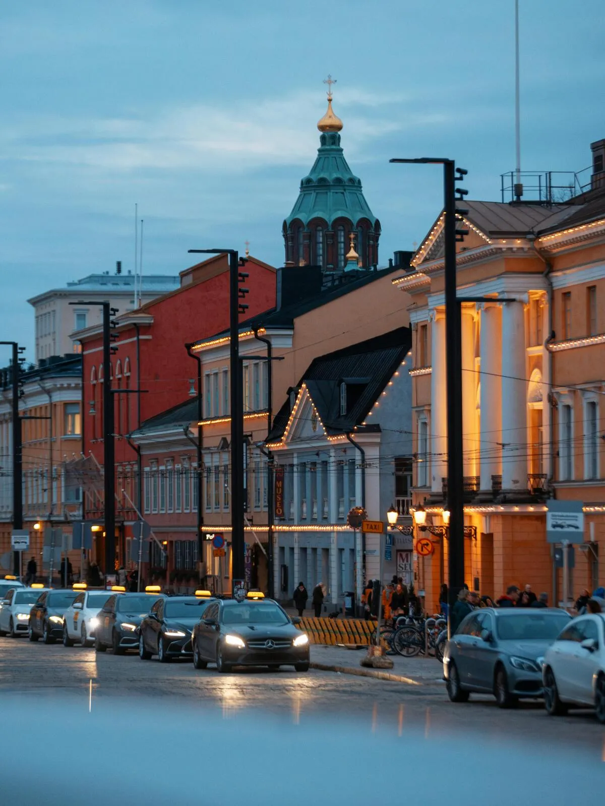 View of central Helsinki, Finland