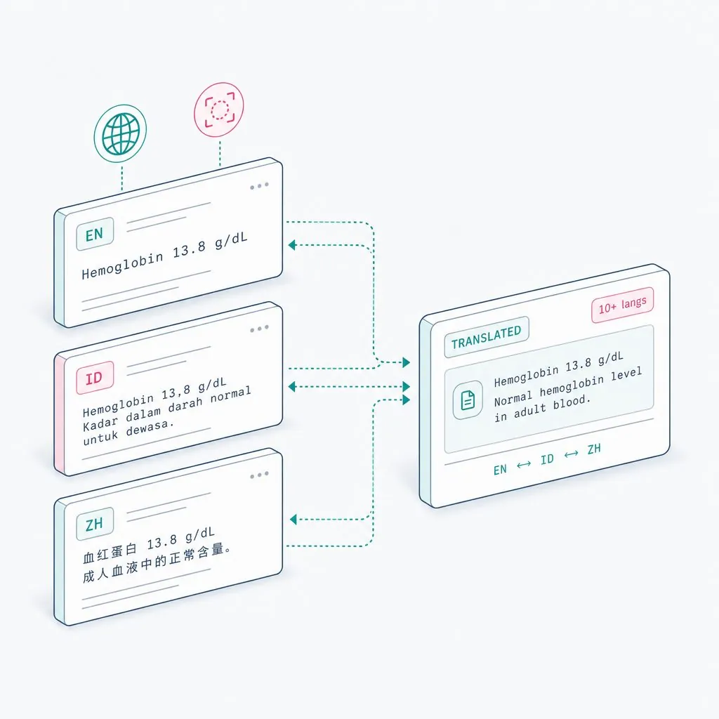 Translate visualization