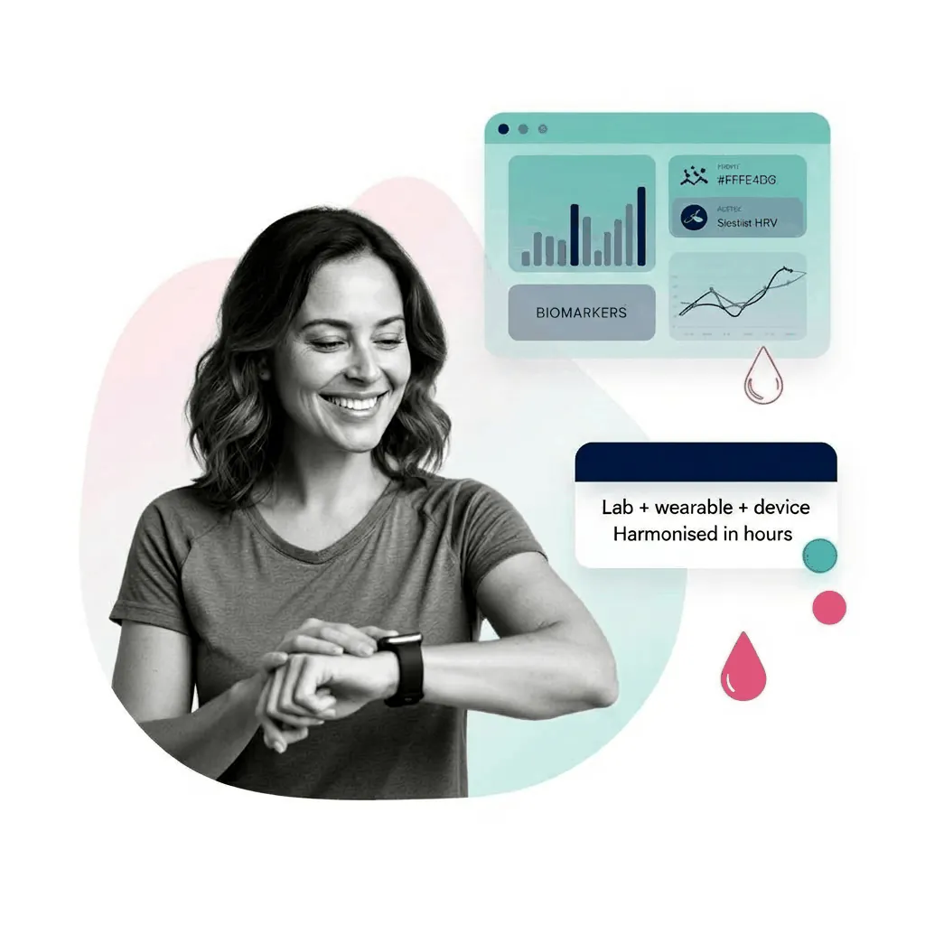JondaX longevity platform, wearables, labs and devices harmonised