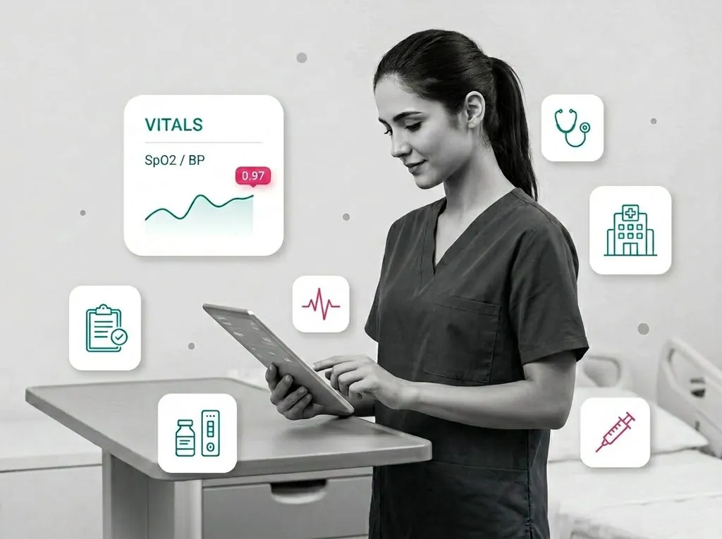 Point-of-Care module visual collage