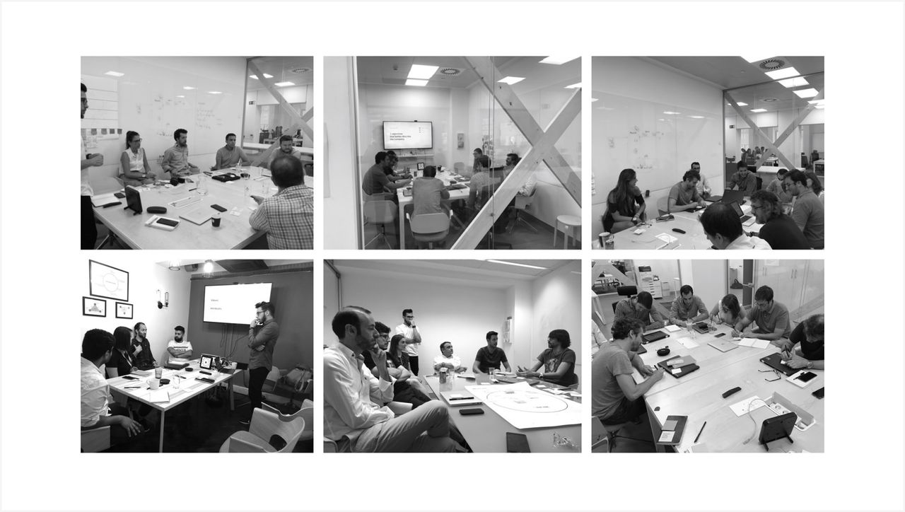 Images from the brand workshops with the Ontruck team.