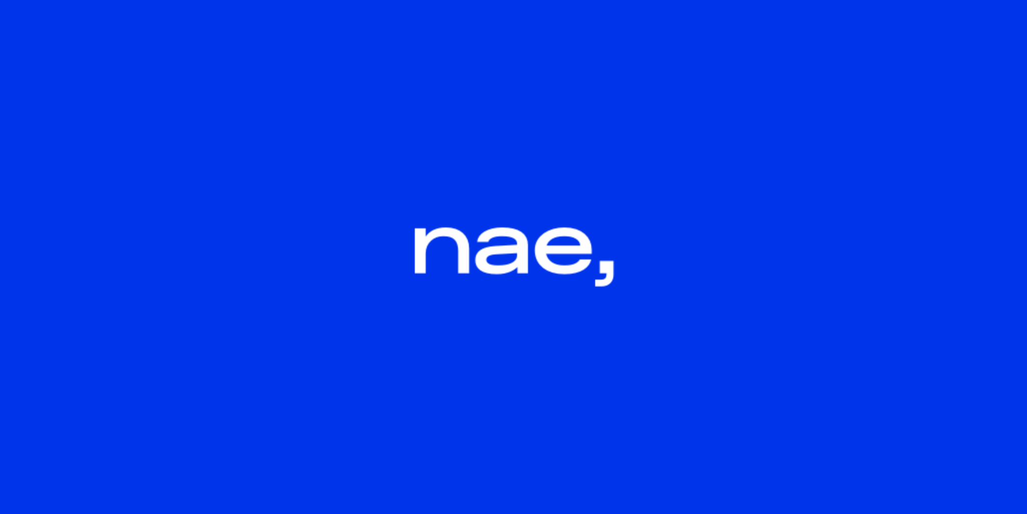 Más que un logotipo es una herramienta de expresión visual para las personas de Nae.