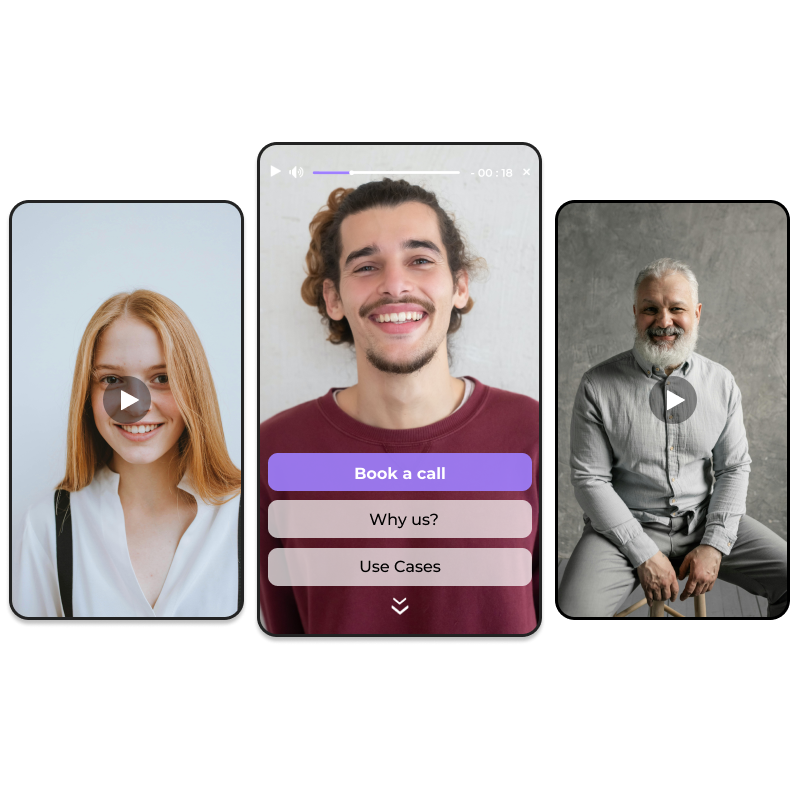 Vendeo's Interactive video pop-up - captivate effortlessly