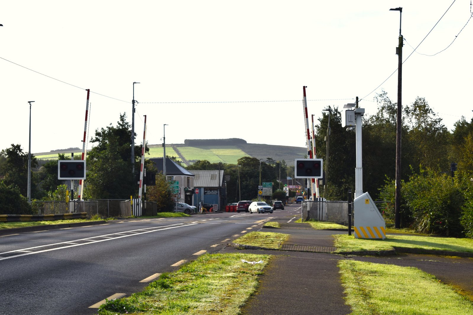 Level crossing in Farranfore village