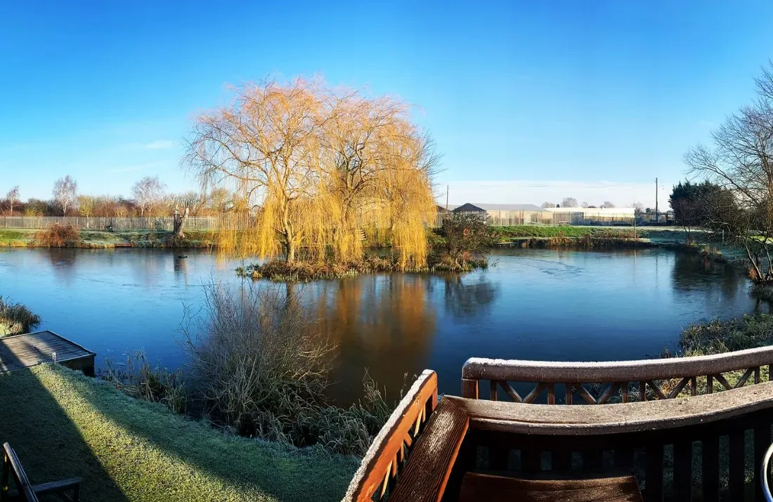 A view of the fishing pond at Smithy's Pond in Brigg.