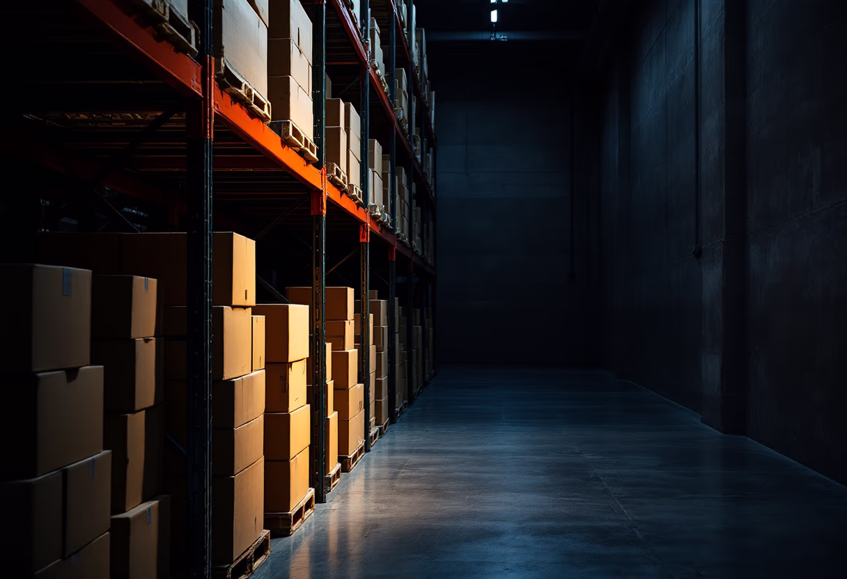 [background image] warehouse interior (for a moving & storage company)