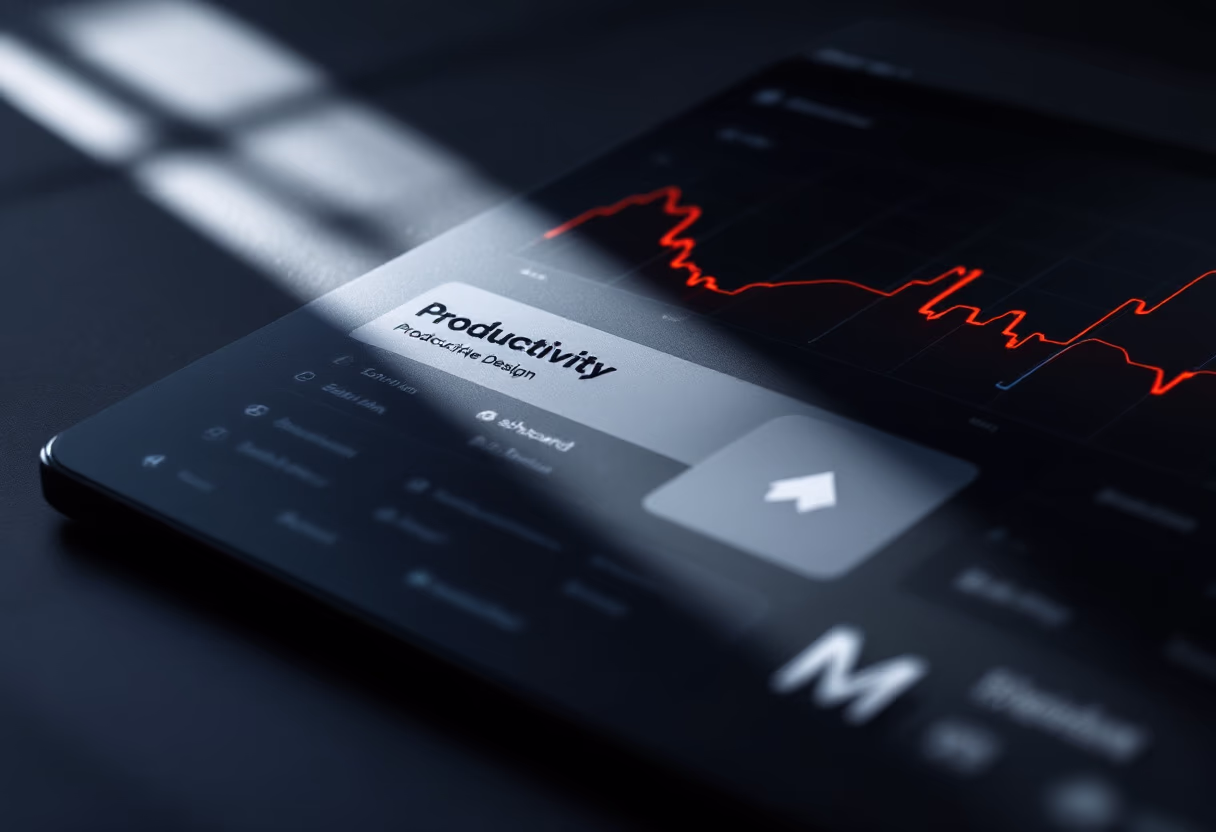 [interface] image of a dashboard interface (for a productivity tools business)