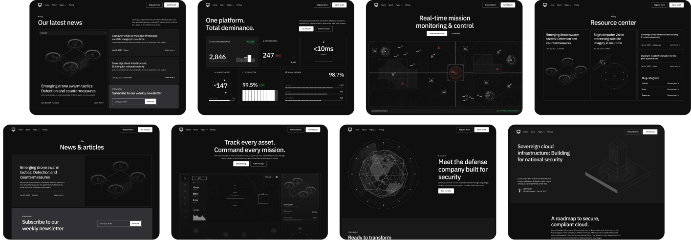 Defenseflow Buy Now Defense Platform Webflow Template