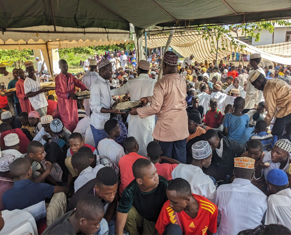 Essential family food package containing staples to support displaced families in Sudan.