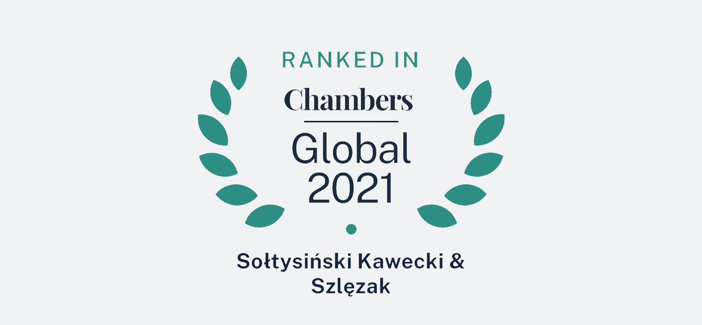 Chambers & Partners Global 2021 – the law firm SK&S awarded once again