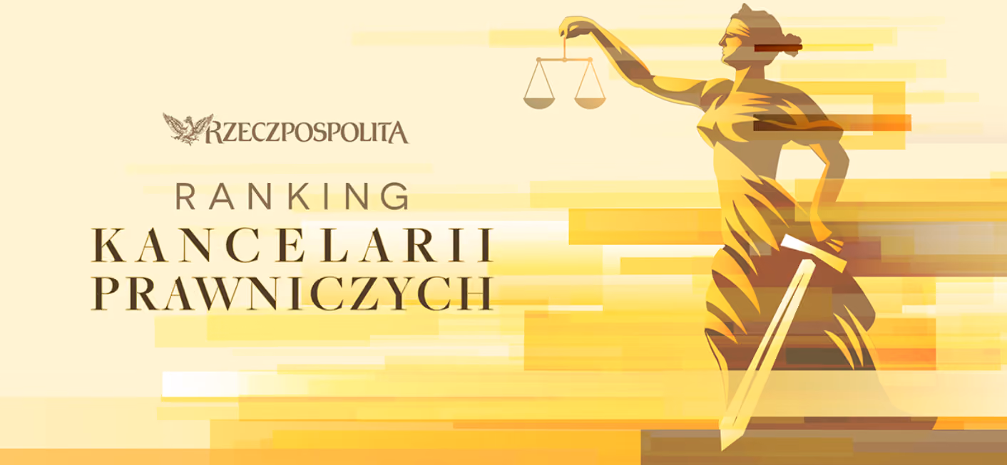 SK&S ponownie w czołówce Rankingu Kancelarii Prawniczych Dziennika Rzeczpospolita 2025