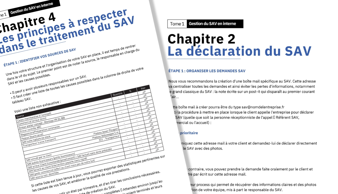 Bannière Livre Blanc Gestion du SAV
