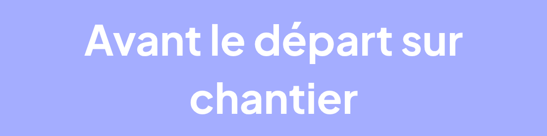 Bannière Avant chantier