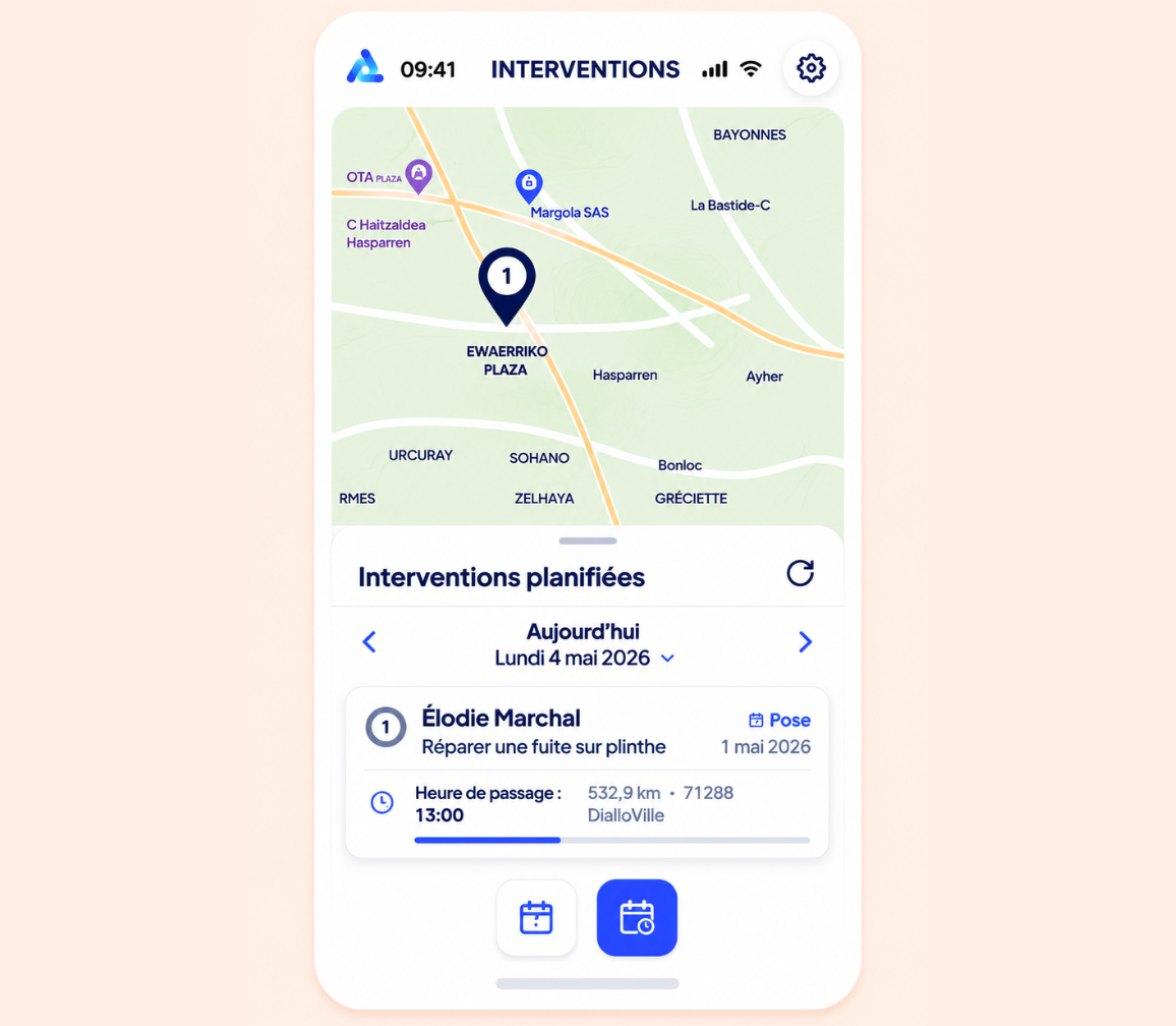 Application Mobile All Manager - Menuiserie