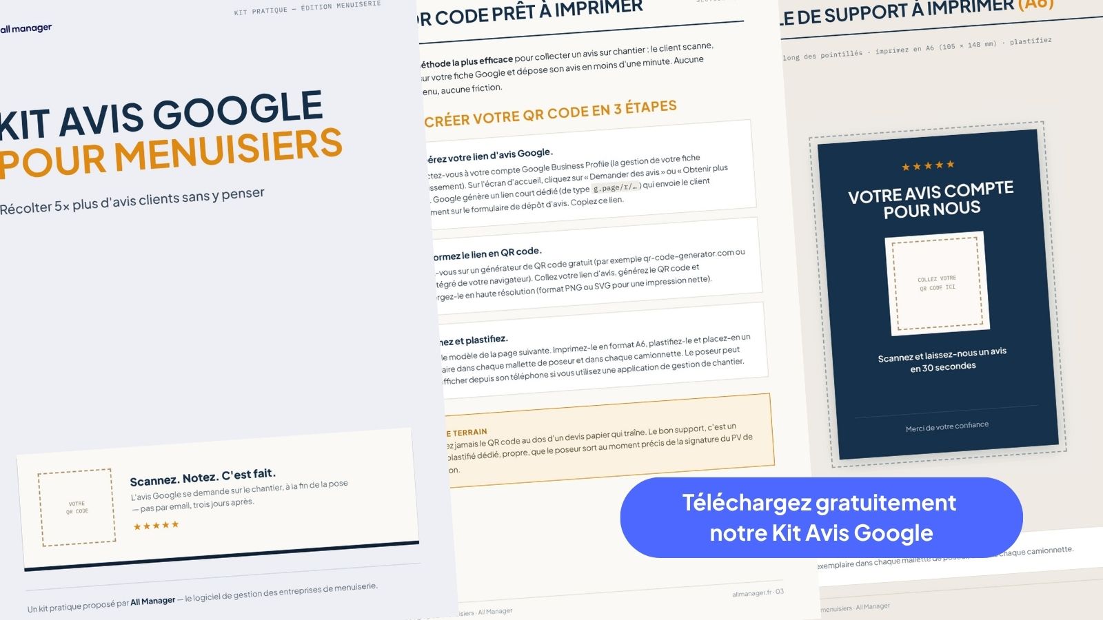 Kit Avis Google prêt à l'emploi à télécharger