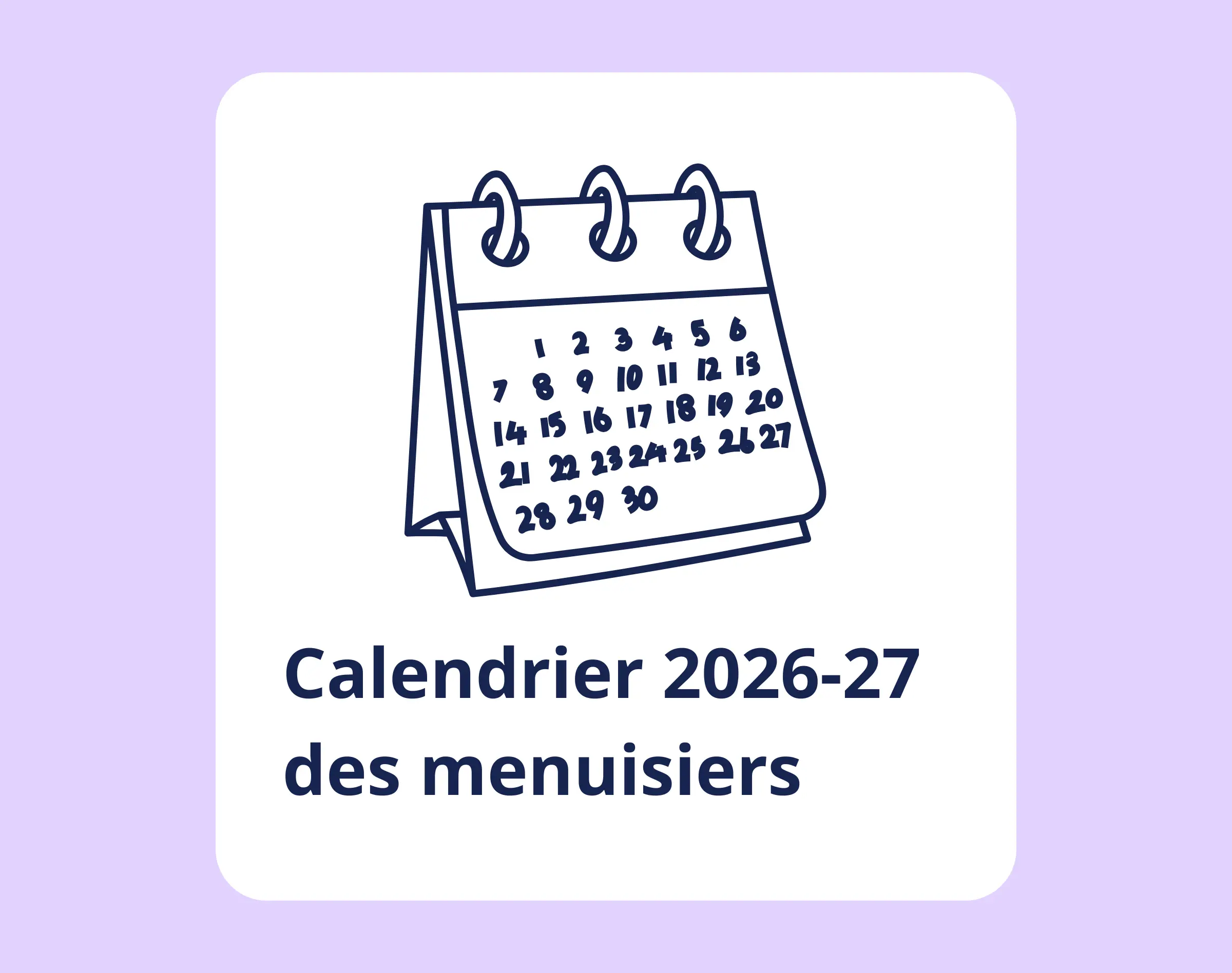 RE2020, REP PMCB, facturation électronique : le calendrier 2026-2027 des menuisiers