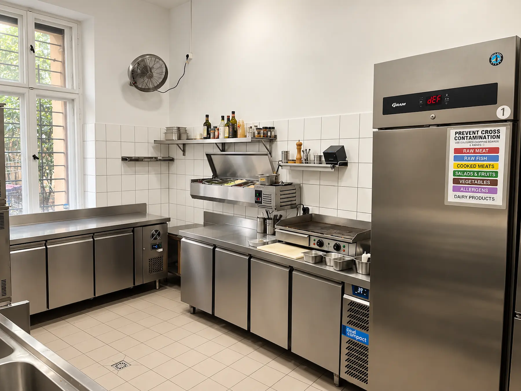 Gewerbliche Küche für Bistro-, Take-away- und Bäckereikonzepte.