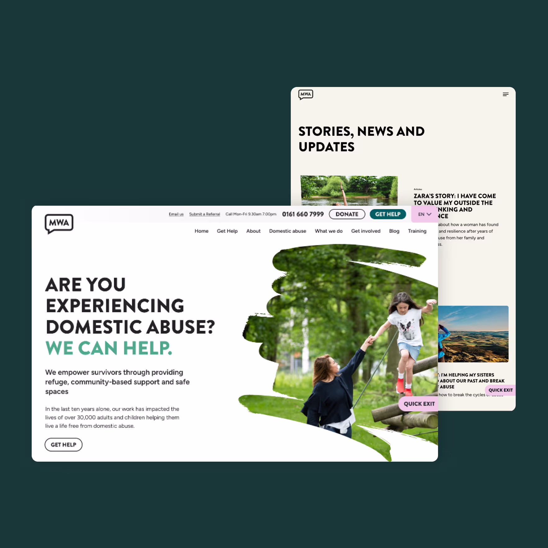 Charity web design agency