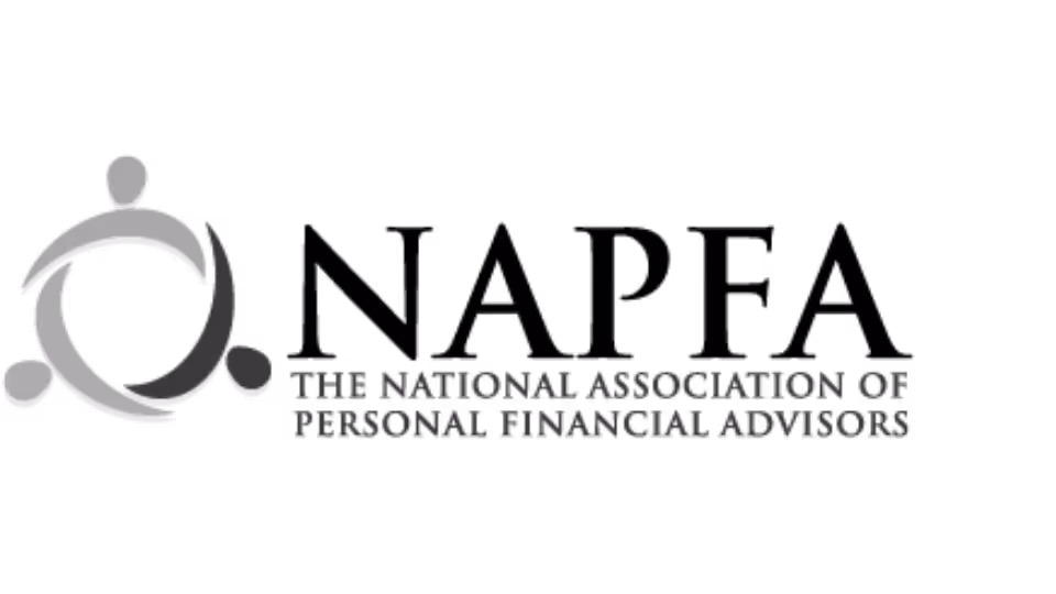 Logo of The National Association of Personal Financial Advisors featuring three abstract human figures forming a circle.