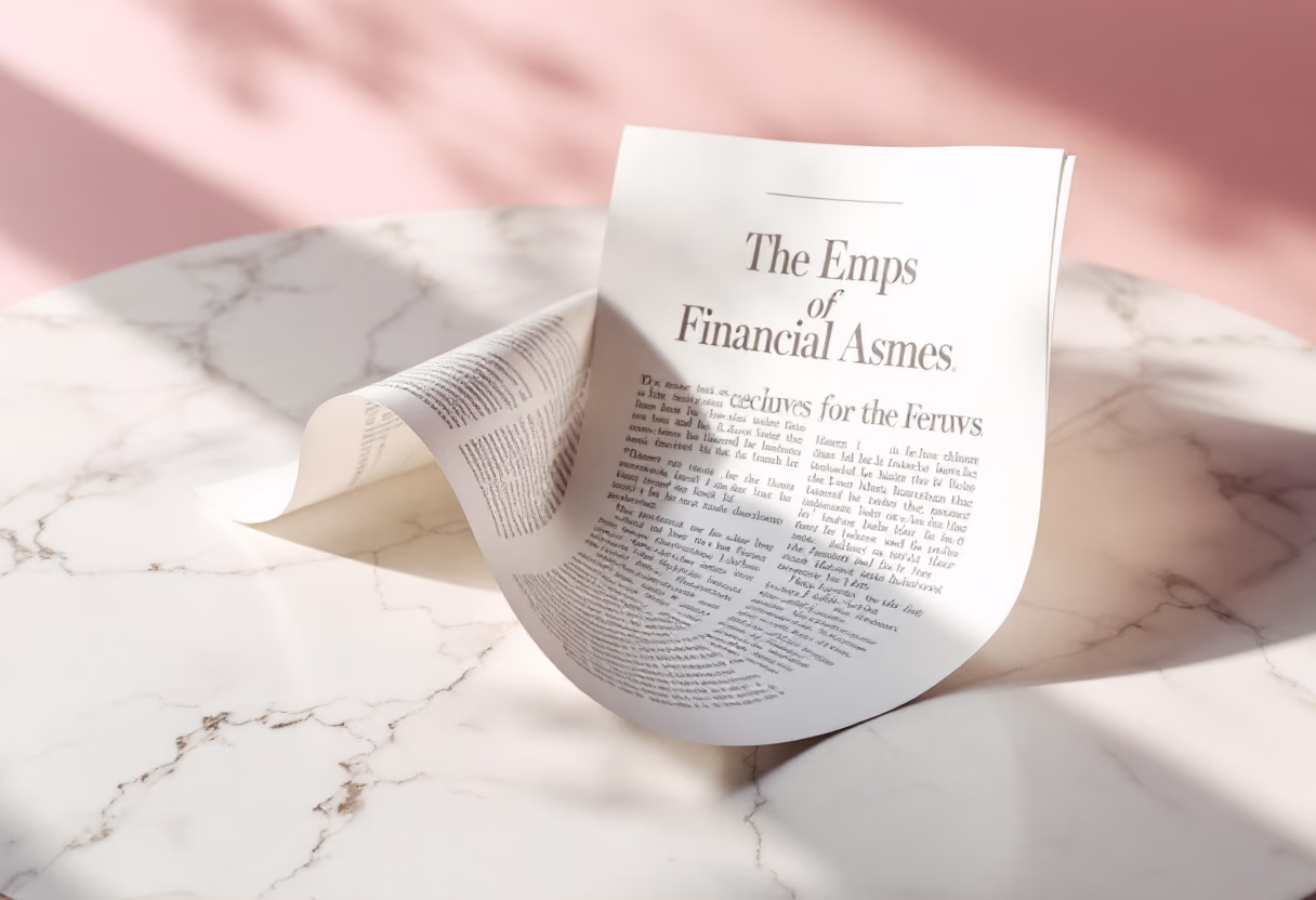 image of newspaper article (for a financial advisor)