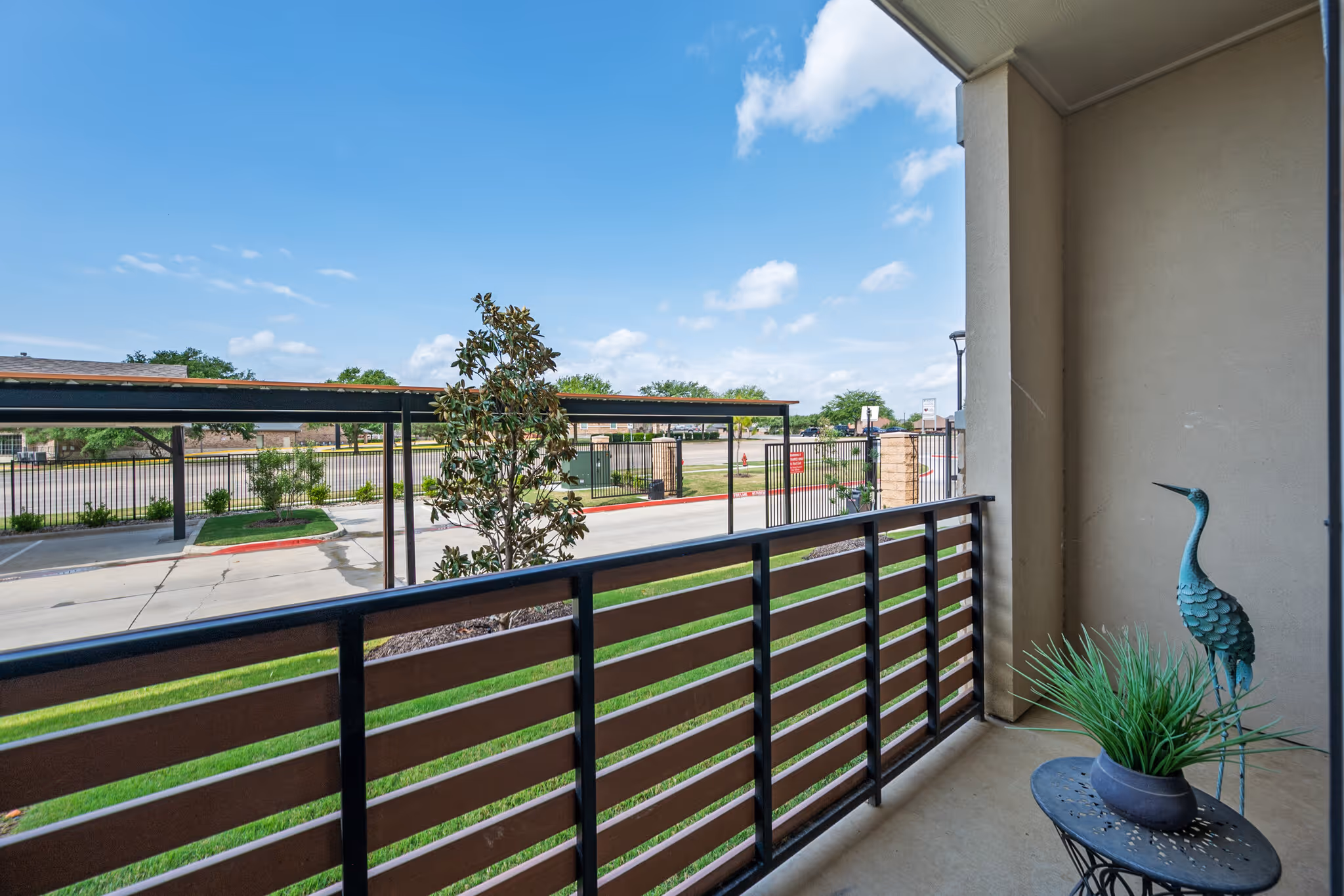 View from balcony