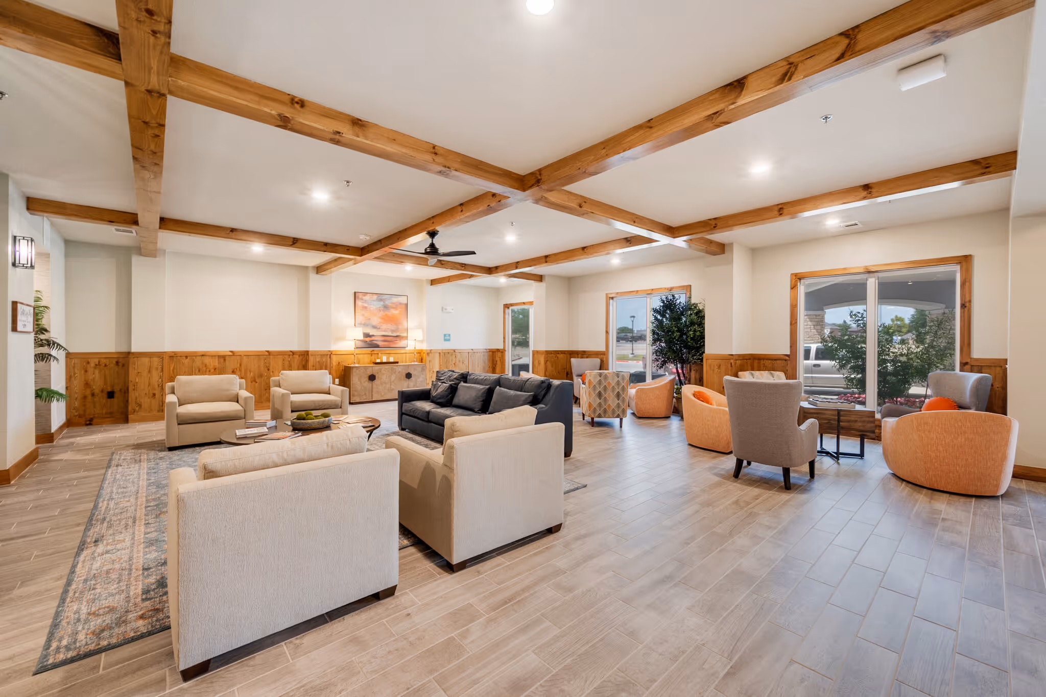 Room with lounge seating