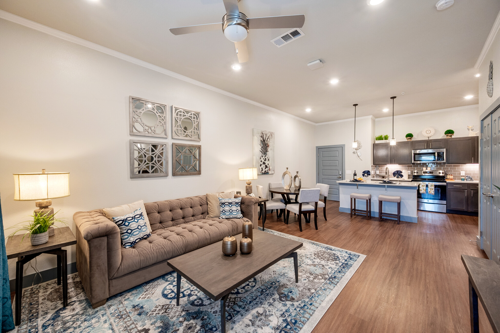 Furnished living room