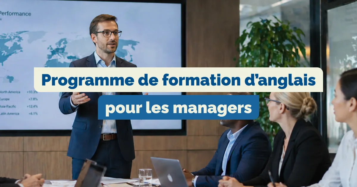 Programme de formation anglais management