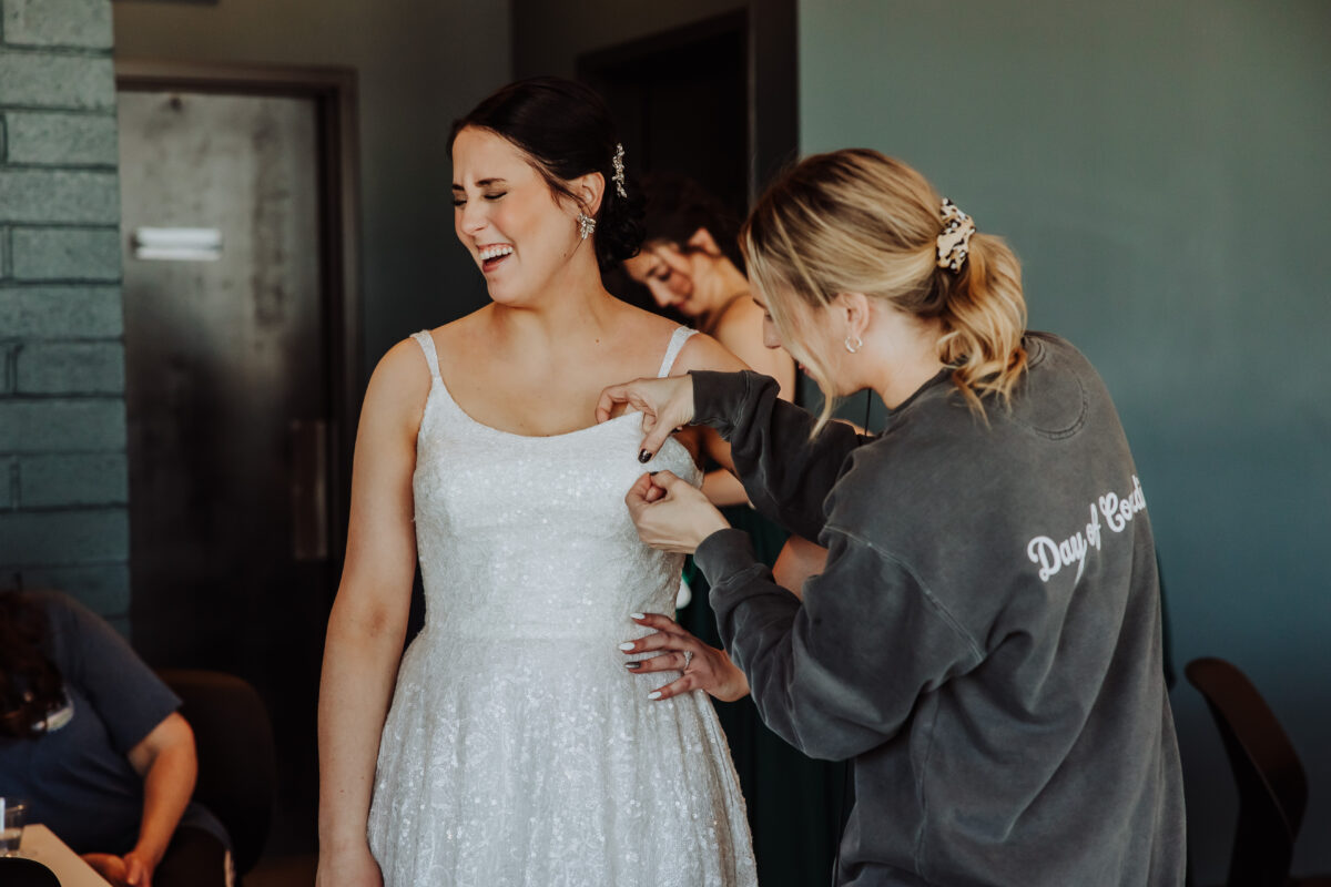 Spotless Simplicity: Nicole & Austin’s Wedding Day Coordination - Attention to detail in décor and wedding party's appearance.